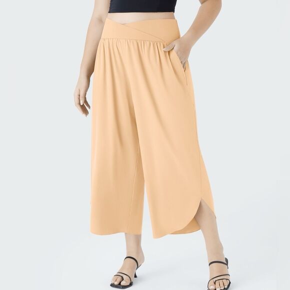 HALARA Peach Breezeful High Waisted Crossover Pocket Quick Dry Pants 3X - Picture 1 of 9